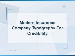 Modern Insurance Logo Fonts That Build Trust and Credibility